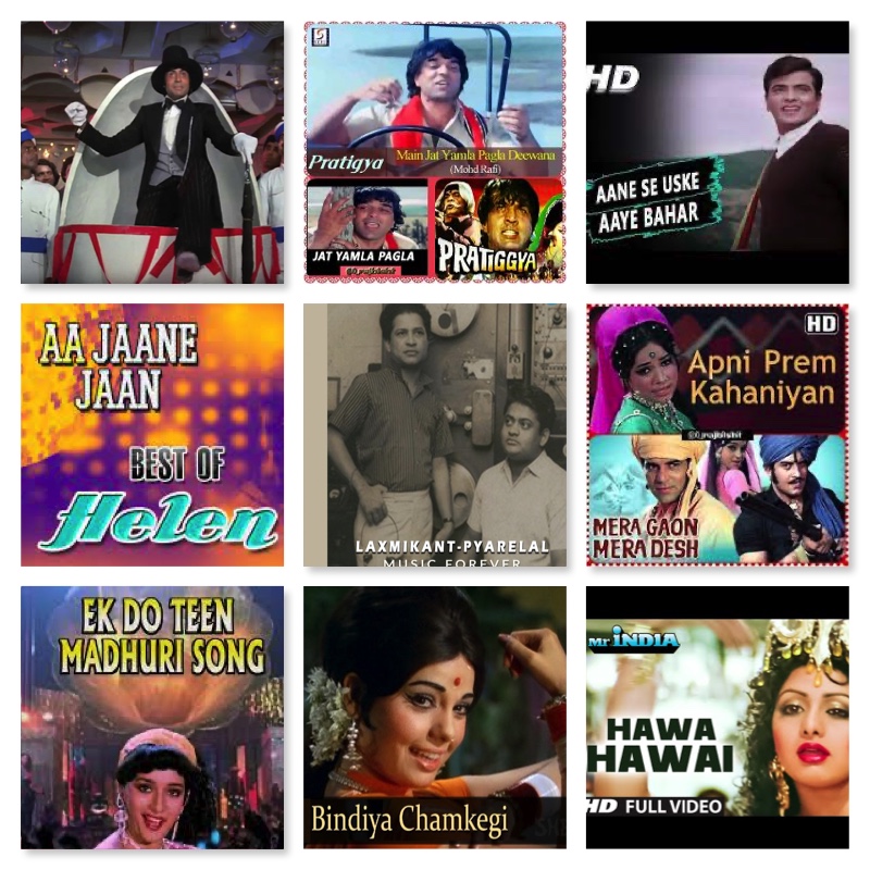 लक्ष्मीकांत-प्यारेलाल और अभिनेता / अभिनेत्री की सिग्नेचर ट्यून्स (सांकेतिक&nbsp;धुने)